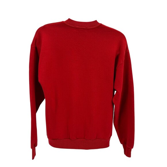 Vintage P.S. Originals Adult Large Sweatshirt Christmas Puffy Print Santa - Picture 3 of 5